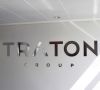 Logo der Traton Group.