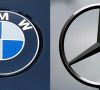 Logos von BMW und Mercedes-Benz