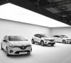Renault E-Tech Modellpalette 2020: Clio (links), Captur (Mitte) und Megane Estate