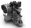 Continental und Schaeffler pra?sentieren auf der IAA den Prototypen eines 48 V- Riemenstartergenerator-Modul zum Einbau zwischen Motor und Getriebe.