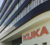 Der Kuka-Hauptsitz in Augsburg von außen.
