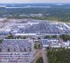 Ansicht des Autowerks im finnischen Uusikaupunki von Valmet Automotive