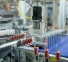 Lackierung von Batteriezellen bei BMW in Leipzig / BMW baut Batteriefabrik in Bayern