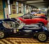 Sauber aufgestellt: die automobilen Preziosen im Panini Museum