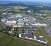 Luftbild vom französischen Daimler-Werk in Hambach.
