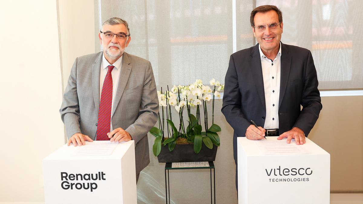 Renault and Vitesco are partners in electric and hybrid motors