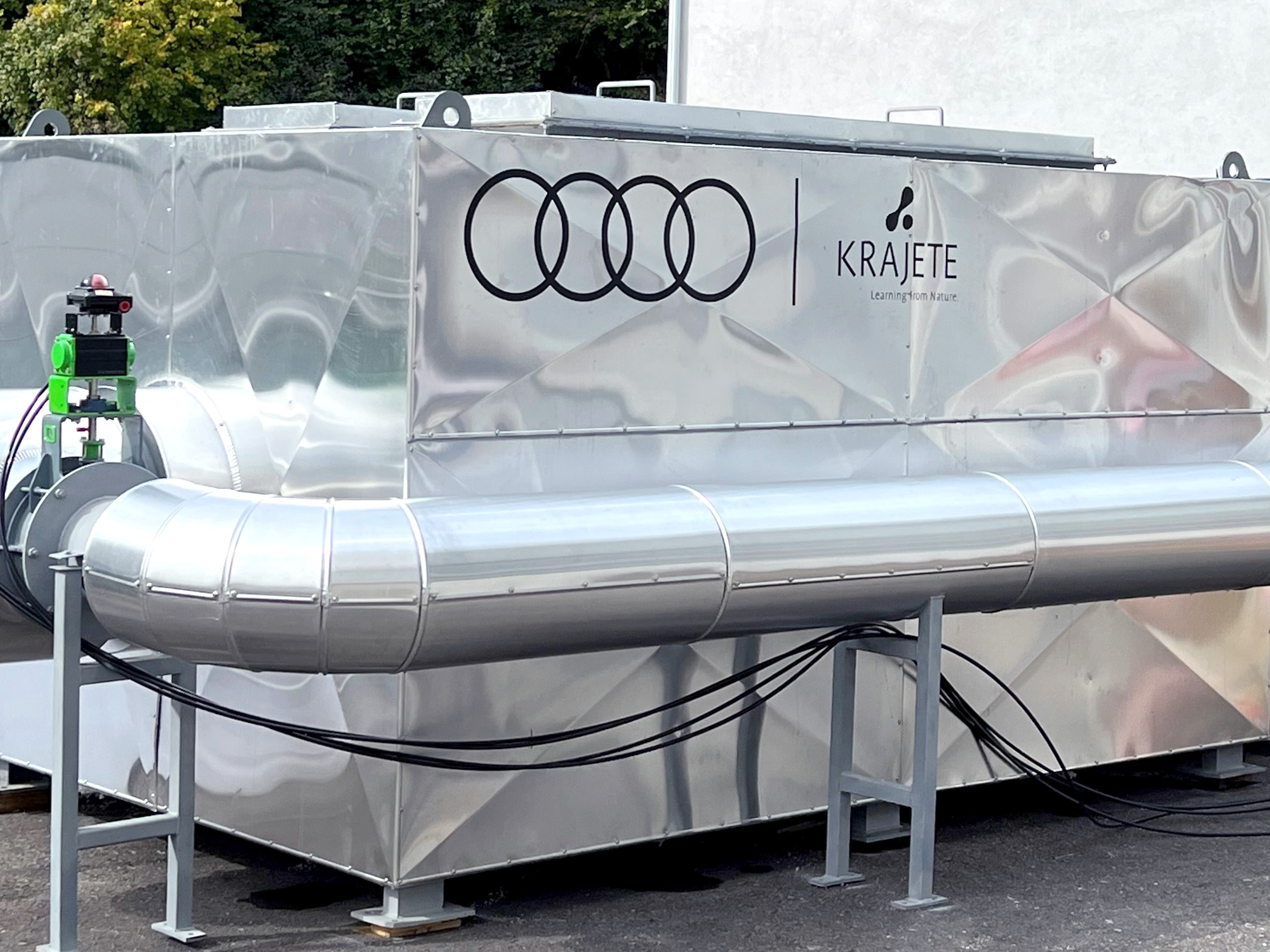 Audi filters carbon dioxide from the air